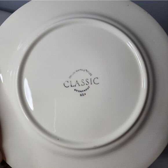 Pair of Horse Heads Decorative Plate Turquoise Rim Taylor Smith & Taylor - Picture 2 of 5